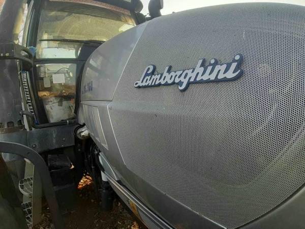 Трактор Lamborghini R6.160 с плугом Alpler 4х корпусним