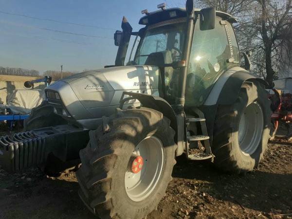 Трактор Lamborghini R6.160 с плугом Alpler 4х корпусним