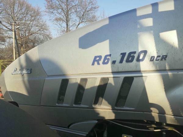 Трактор Lamborghini R6.160 с плугом Alpler 4х корпусним