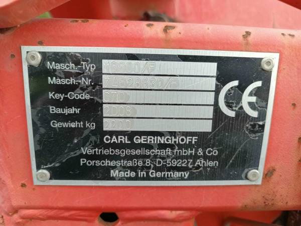 Жатка кукурудзяна Geringhoff MS600/F  (2008)