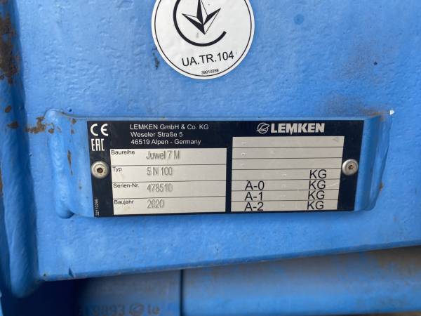 Плуг оборотний Lemken Juwel 7M (2020)