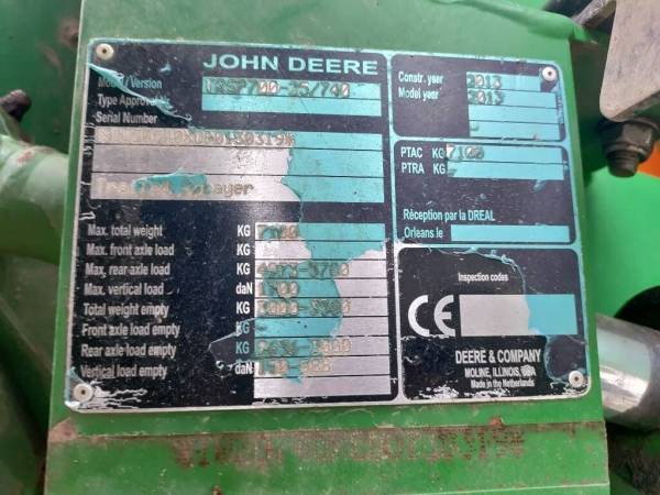 Причіпний обприскувач John Deere 740i (2013)