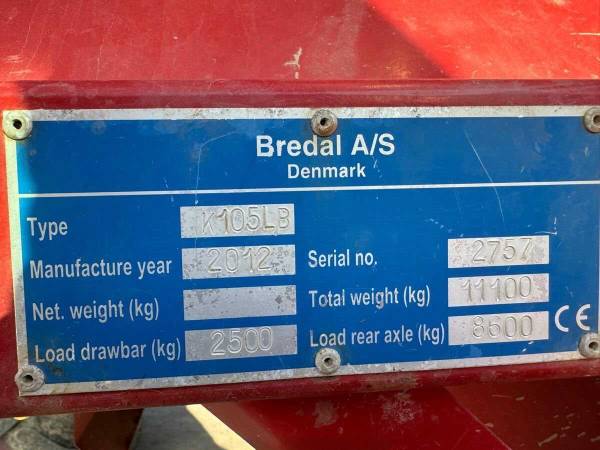 Розкидач добрив Bredal K105LB (2012)
