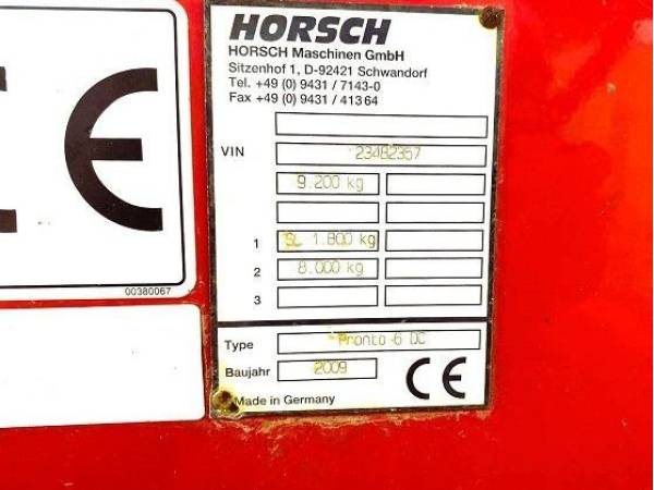 Посівний комплекс Horsch Pronto 6 DC (2009)