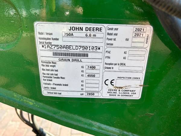 Сівалка John Deere 750A (2021)