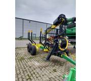 Лесозаготовительный прицеп с краном Kesla 104+204T