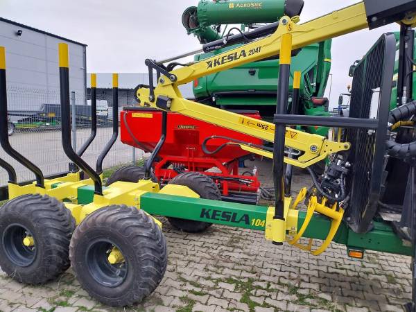 Лесозаготовительный прицеп с краном Kesla 104+204T (2024)