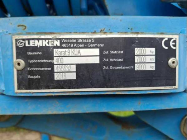 Культиватор Lemken Karat 9/400 KUA (2018)