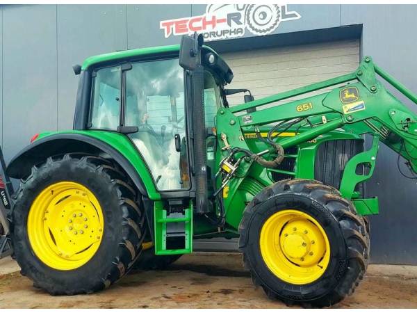 Трактор John Deere 6130 с погрузчиком (2008)