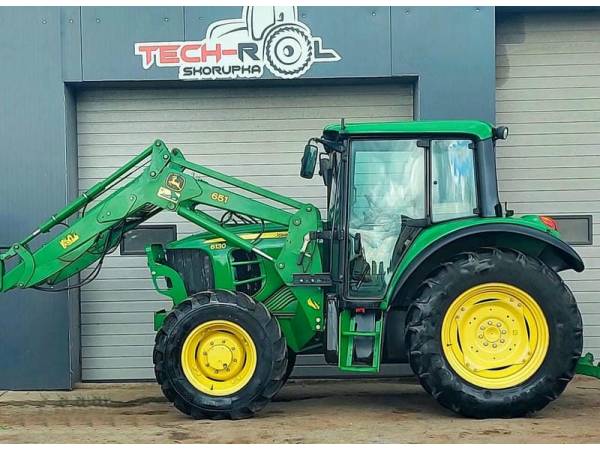 Трактор John Deere 6130 с погрузчиком (2008)