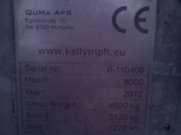 Дискова борона Kelly MPH 8000 (2012)
