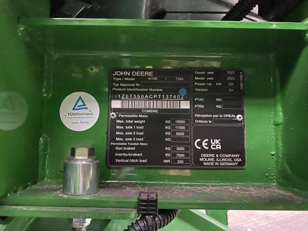 Комбайн John Deere T550i (2023)