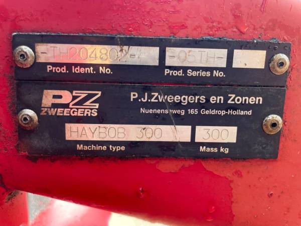Згрібалка ротаційна PZ Zweegers HAYBOB 300 (2000)