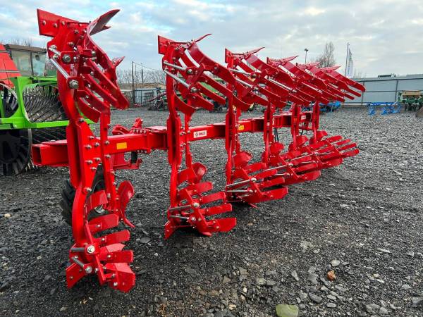 Плуг механический оборотный Unlu 5+1 (140х140) отвал 16" с транспортным колесом