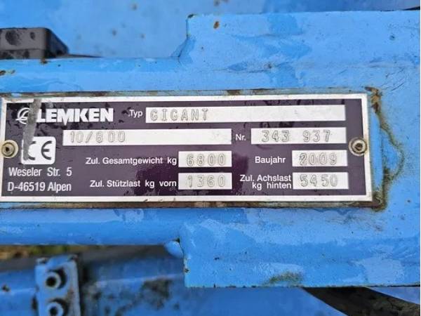 Компактор Lemken Gigant 10/800 (2009)